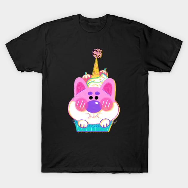 Cupcake Dog T-Shirt by Laetitia Levilly